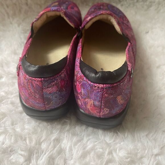 Alegria KEL-520 leather reptile prints multi color slip on Mules EUR SZ … - Picture 4 of 8